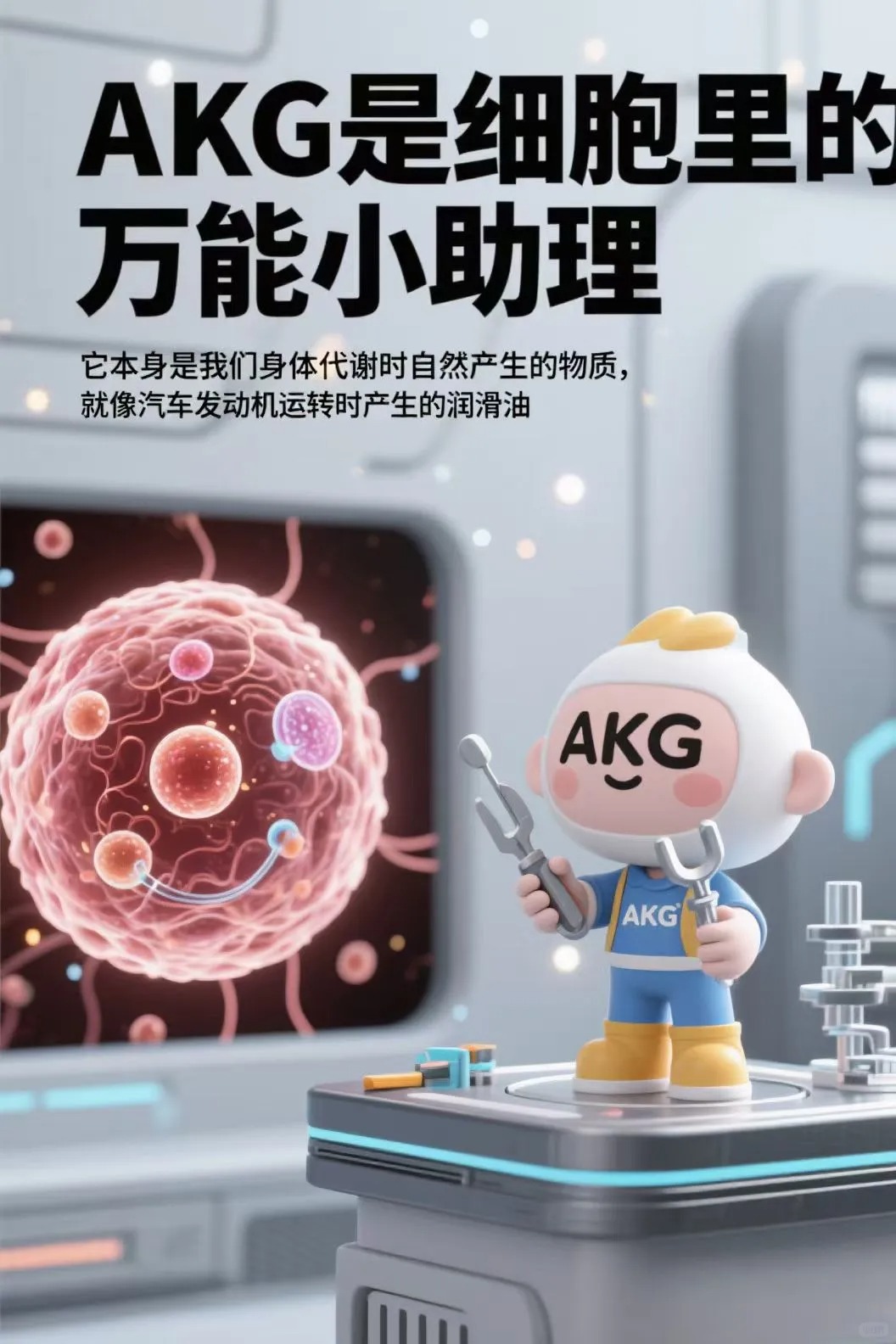 AKG：为什么说是健康长寿的潜在钥匙？进口保健品代工厂为您带来解释